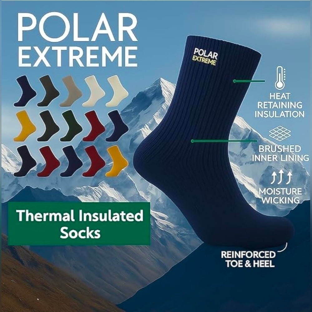 Polar Extreme 5-9 Women's Thermal Socks
